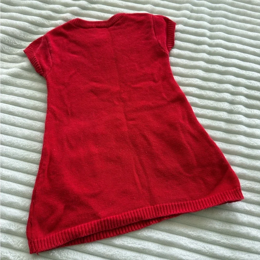 Carter's Vibrant Red Knit Toddler Dress
